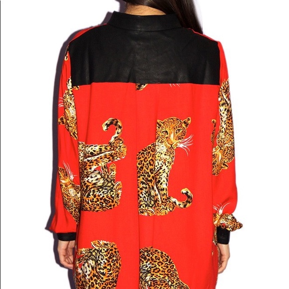 MinkPink Into The Jungle Blouse - Picture 4 of 4